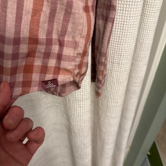 Prana organic cotton and polyester flannel button down - Picture 7 of 9